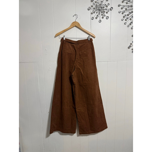 Women's FREEMARKET Brown Corduroy Wide Leg Pants Size M - Picture 2 of 8